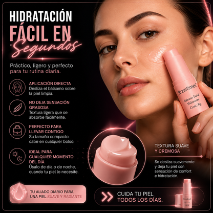 Bálsamo Facial Hidratante Antiarrugas Rosetimes