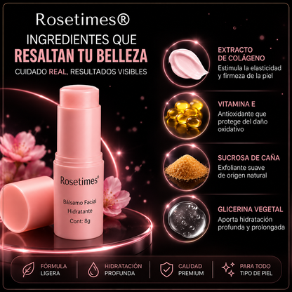 Bálsamo Facial Hidratante Antiarrugas Rosetimes